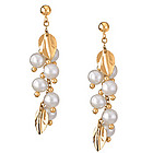 Pearl Couture Earrings in 14K Yellow Gold