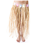 Adult Raffia Flowered Hula Skirt