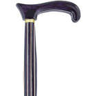 Highlander Purple Colortone Classic Derby Handle Walking Cane