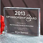 Sponsorship Award Keepsake Plaque