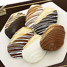 Belgian Chocolate Dipped Madeleine Cookies