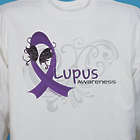 Lupus Awareness Long Sleeve T-Shirt with Custom Message