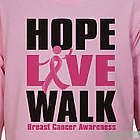 Personalized Breast Cancer Walk Long Sleeve Shirt