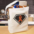 Super Awareness Ribbon Canvas Tote Bag