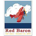 Personalized Red Baron Print