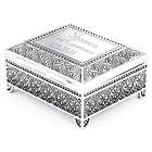 Personalized Vintage Style Square Jewelry Box