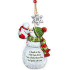 My Merry First Christmas Personalized Snowpeople Ornament