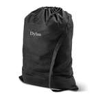 Personalized Cotton Laundry Bag in Black