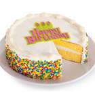 Vanilla Happy Birthday Cake