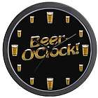 Beer O'Clock! Wall Clock