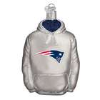 New England Patriots Hand Blown Glass Hoodie Ornament