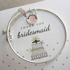 Bridesmaid's Meaningful Message Bracelet