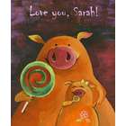 Happy Pigs Mother and Child Personalized Art Print