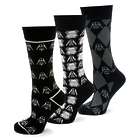 Darth Vader and Stormtrooper 3 Pair Socks Gift Set