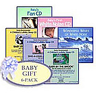 Baby Shower White Noise CD Gift Pack with Gift Card