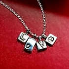 Love Letters Sterling Pendant Necklace