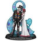 You & Me, Our Love Will Always Be Sugar Skull Figurine