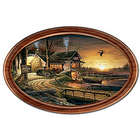 Terry Redlin Sunrise Retreat Personalized Framed Collector Plate