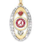 For the Love of the Game Alabama Crimson Tide Crystal Pendant