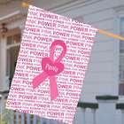 Personalized Breast Cancer Awareness House Flag