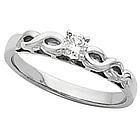 Infinite Love Solitaire Diamond Promise Ring