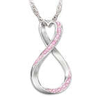 Forever Hope Breast Cancer Support Pendant Necklace
