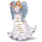 Forever With You Illuminated Crystal Winged Angel Figurine