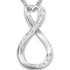 Sterling Silver Daughter Diamond Pendant Necklace