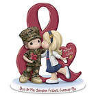 You & Me, Semper Fi We'll Forever Be Personalized Figurine