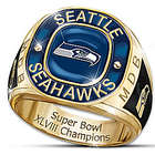 Seattle Seahawks Super Bowl Champions Commemorative Fan Ring