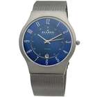 Men's Titanium Mesh Blue Dial Watch