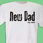 New Dad Personalized T-Shirt