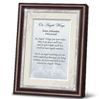 On Angels' Wings Personalized Framed Remembrance Poem