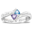 Sterling Silver Love's Promise Personalized Ring