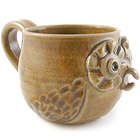 Retro Owl Stoneware Mug