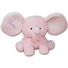 Embroidered Pink Plush Elephant