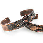 Running Fox Rustic Copper Cuff Bracelet