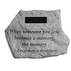 When Someone You Love Personalized Remembrance Stone