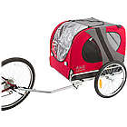 Red Pull-Behind Dog Bicycle Trailer