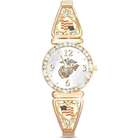 Marine Corps Pride Engraved Women's Stretch Band Watch