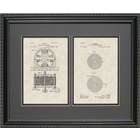 Framed 16x20 Tesla Motor and Coil Patent Art Print