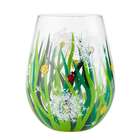 Dandelion Stemless Wine Glass