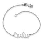 Personalized Signature Name Bracelet in Sterling Silver
