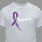 Purple Awareness Ribbon T-Shirt