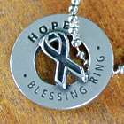Hope Blessing Ring Pewter Pocket Token