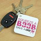 Squeeze a Boob - Breast Cancer Awareness Keychain