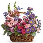 Country Basket Blooms Bouquet