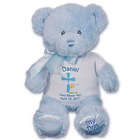 Baby Boy's Personalized God Bless Blue Bear