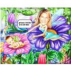 Flower Fairies Caricature Personalized Print