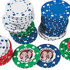 Custom Photo Poker Chips